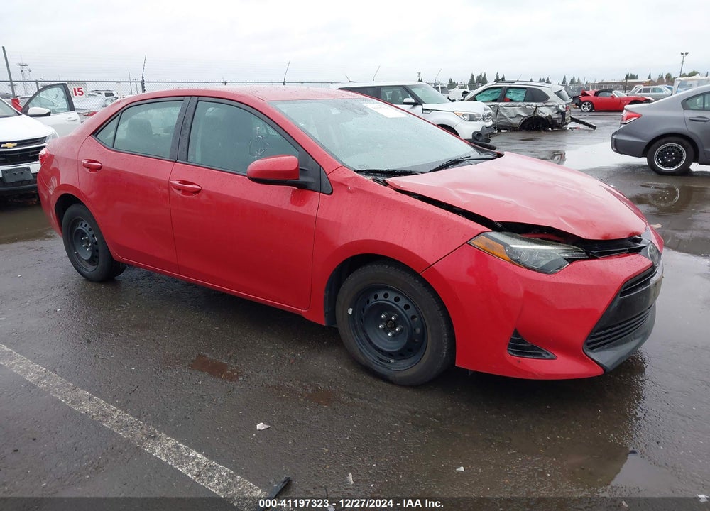 2018 TOYOTA COROLLA LE VIN: 5YFBURHE7JP754554