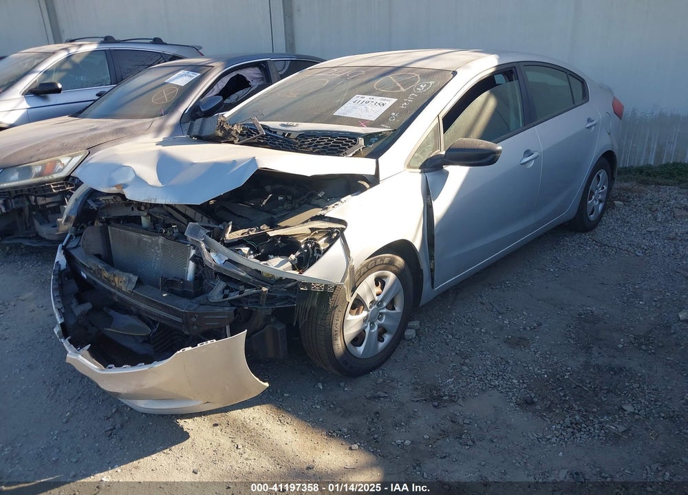 2016 KIA FORTE LX VIN: KNAFK4A63G5587593