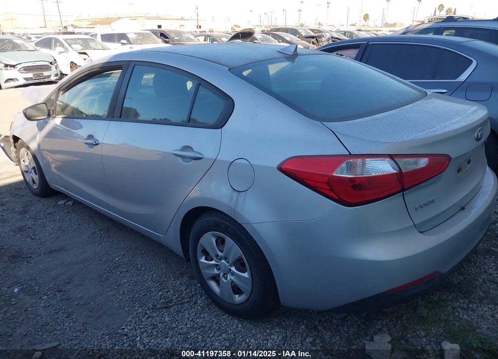 2016 KIA FORTE LX VIN: KNAFK4A63G5587593