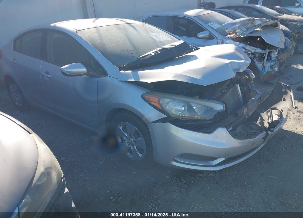 2016 KIA FORTE LX VIN: KNAFK4A63G5587593