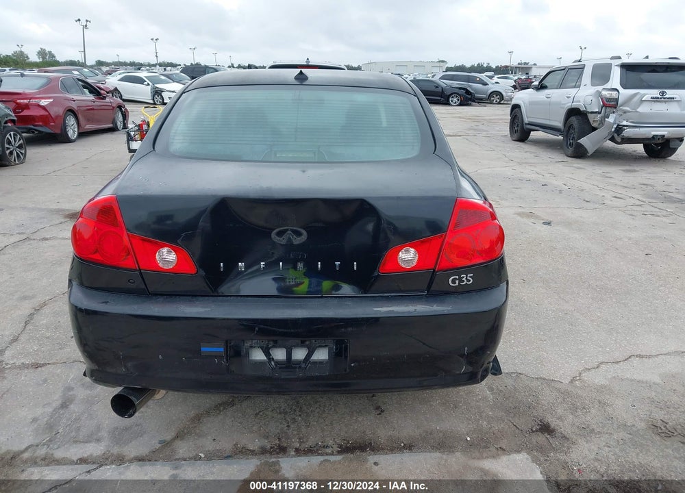 2006 INFINITI G35 VIN: JNKCV51E56M519096