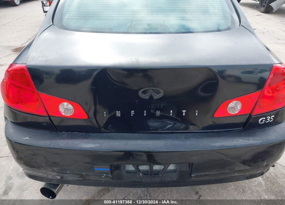 2006 INFINITI G35 VIN: JNKCV51E56M519096