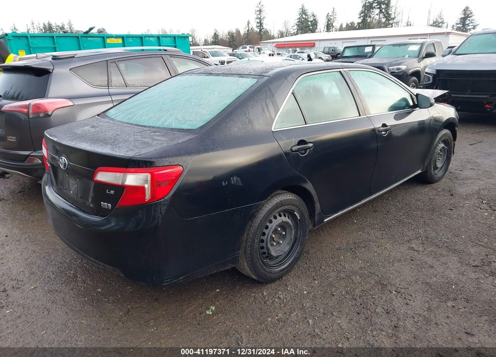2013 TOYOTA CAMRY HYBRID LE VIN: 4T1BD1FK9DU077438