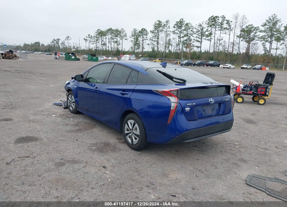 2018 TOYOTA PRIUS THREE VIN: JTDKARFU0J3068366