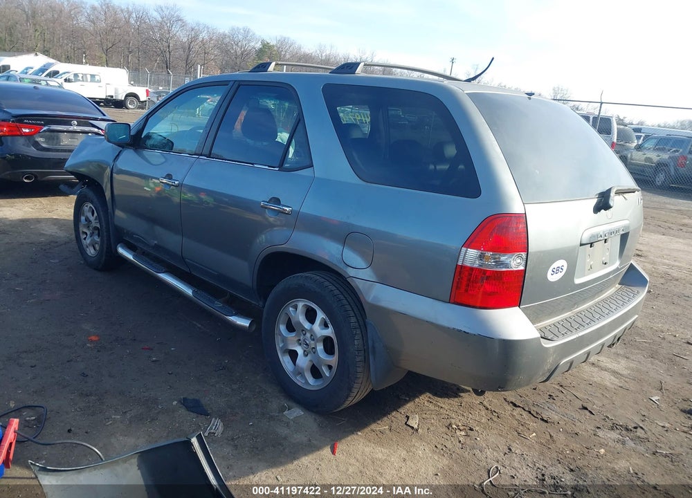 2002 ACURA MDX VIN: 2HNYD18672H500655