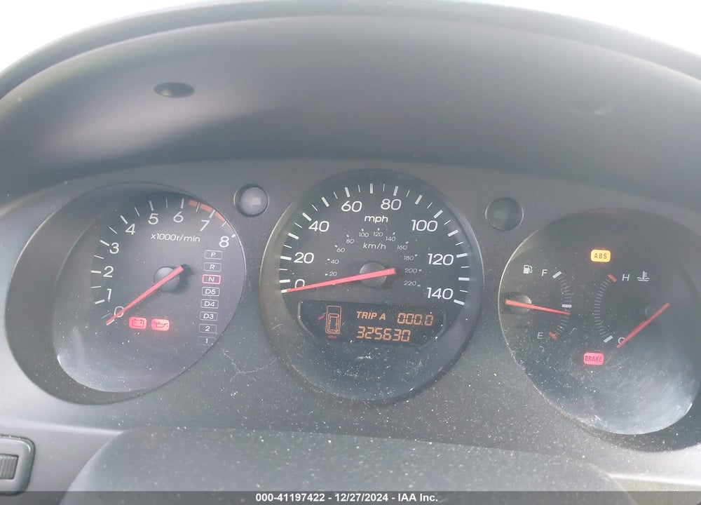 2002 ACURA MDX VIN: 2HNYD18672H500655