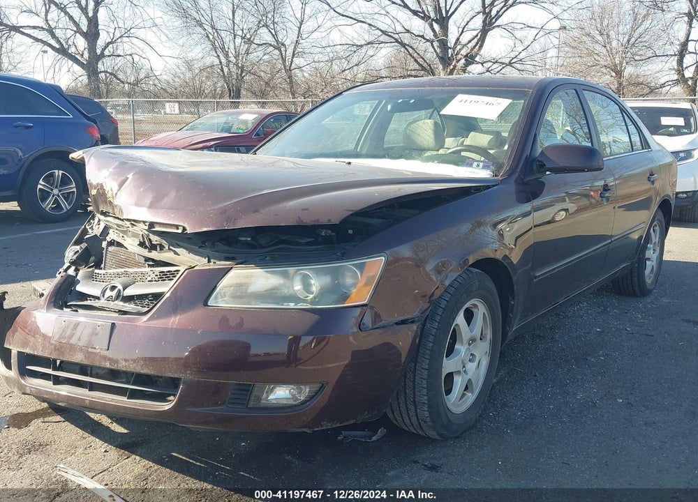 2006 HYUNDAI SONATA GLS V6/LX V6 VIN: 5NPEU46F76H109368
