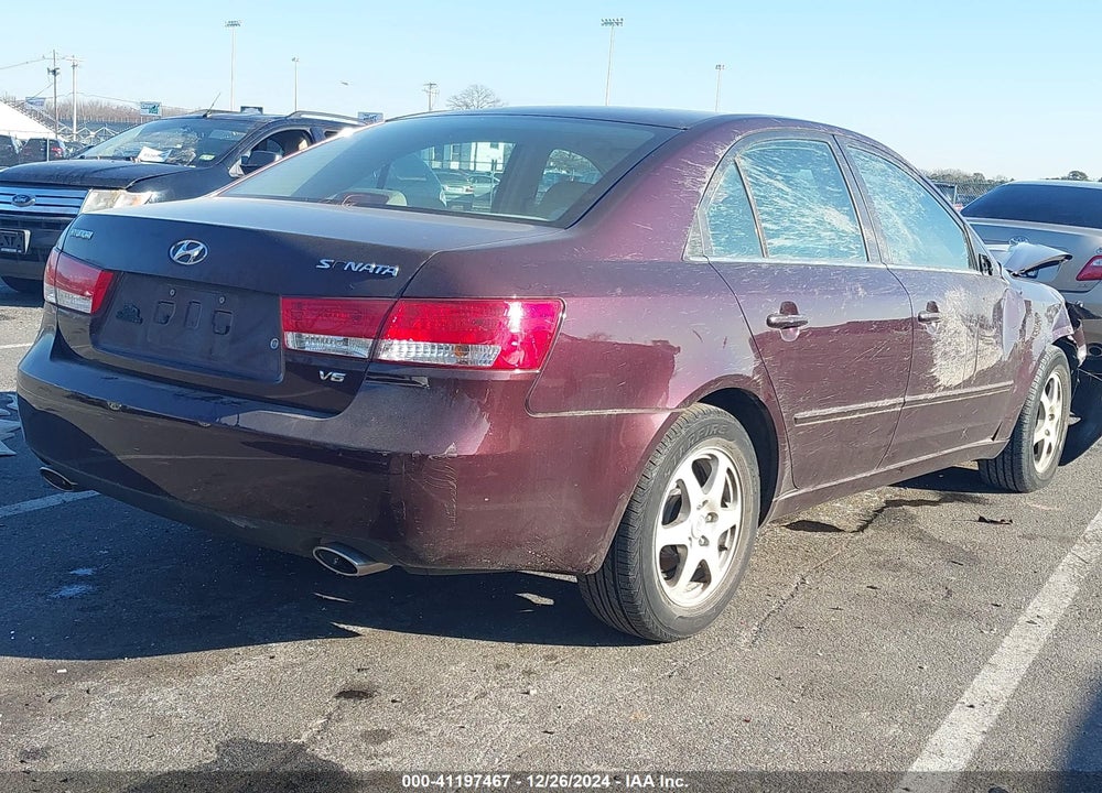 2006 HYUNDAI SONATA GLS V6/LX V6 VIN: 5NPEU46F76H109368