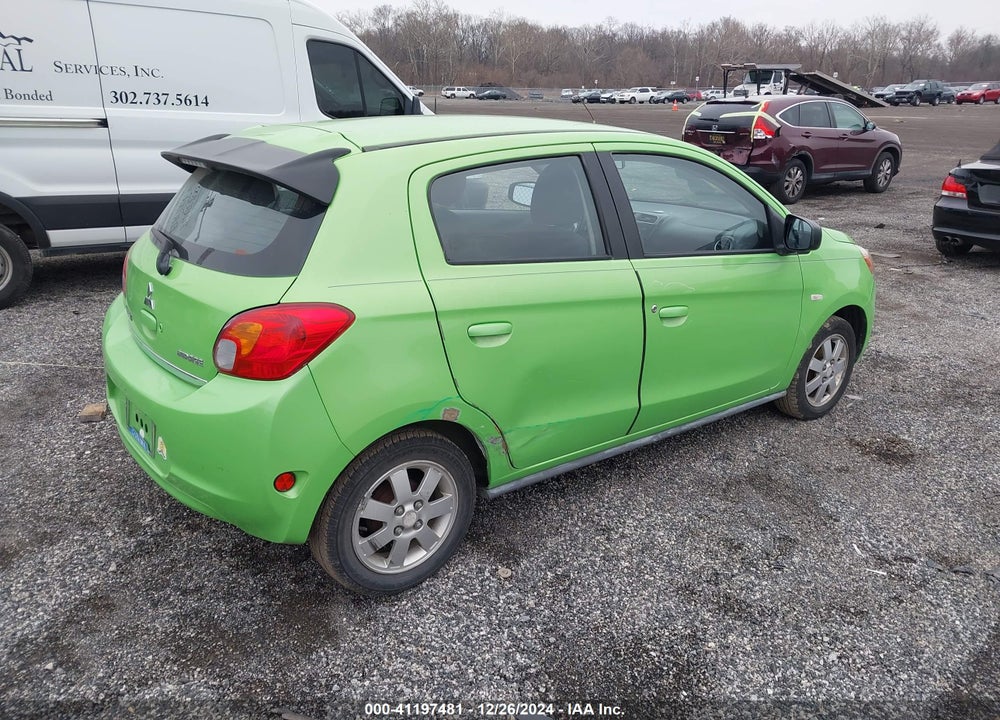 2014 MITSUBISHI MIRAGE VIN: ML32A4HJ5EH018239