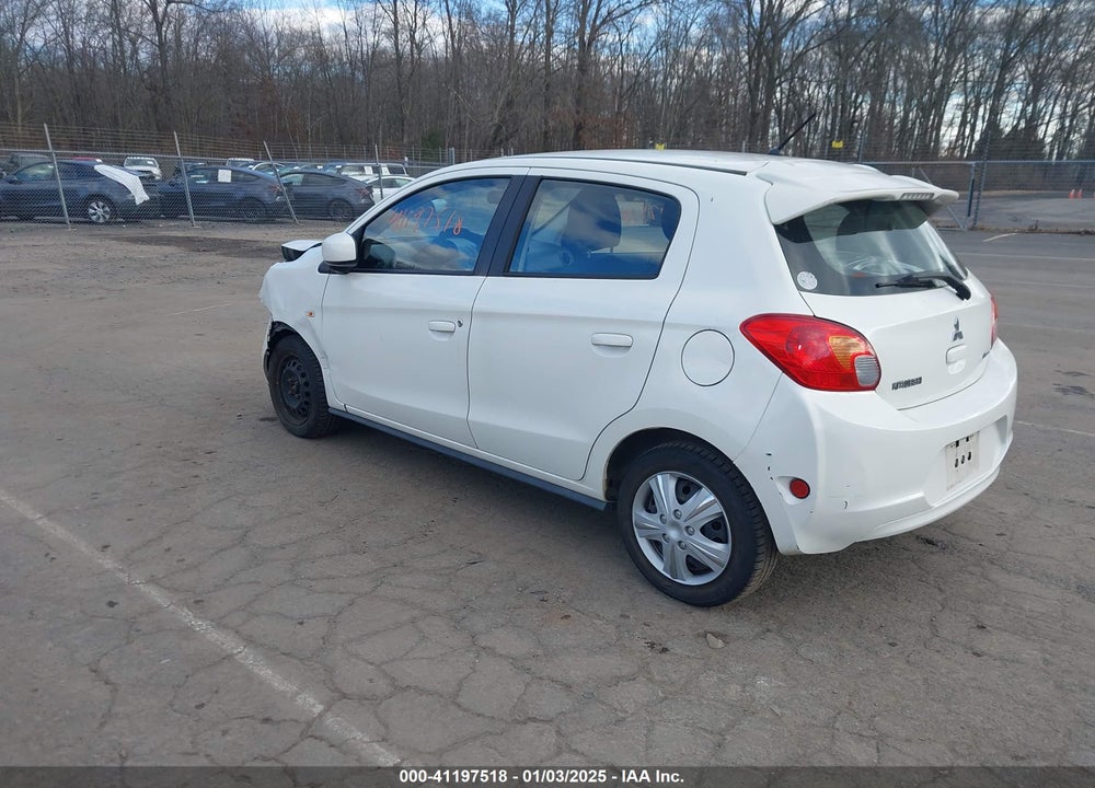 2015 MITSUBISHI MIRAGE DE/RF VIN: ML32A3HJ8FH040764
