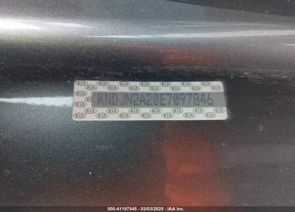2014 KIA SOUL VIN: KNDJN2A20E7097846