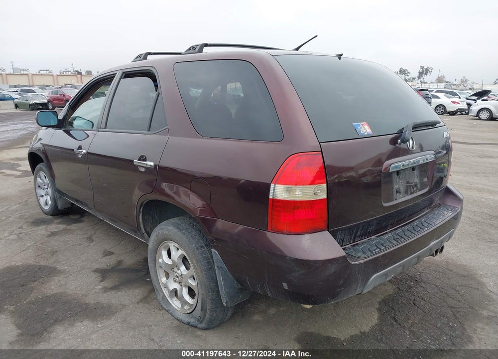 2002 ACURA MDX TOURING PKG VIN: 2HNYD18662H503126