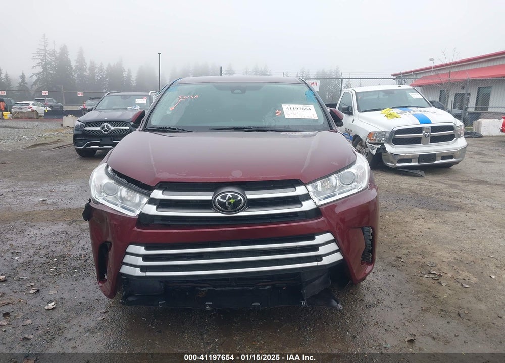 2017 TOYOTA HIGHLANDER LE VIN: 5TDBZRFH5HS432818
