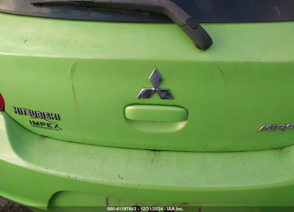 2014 MITSUBISHI MIRAGE VIN: ML32A3HJ4EH017755