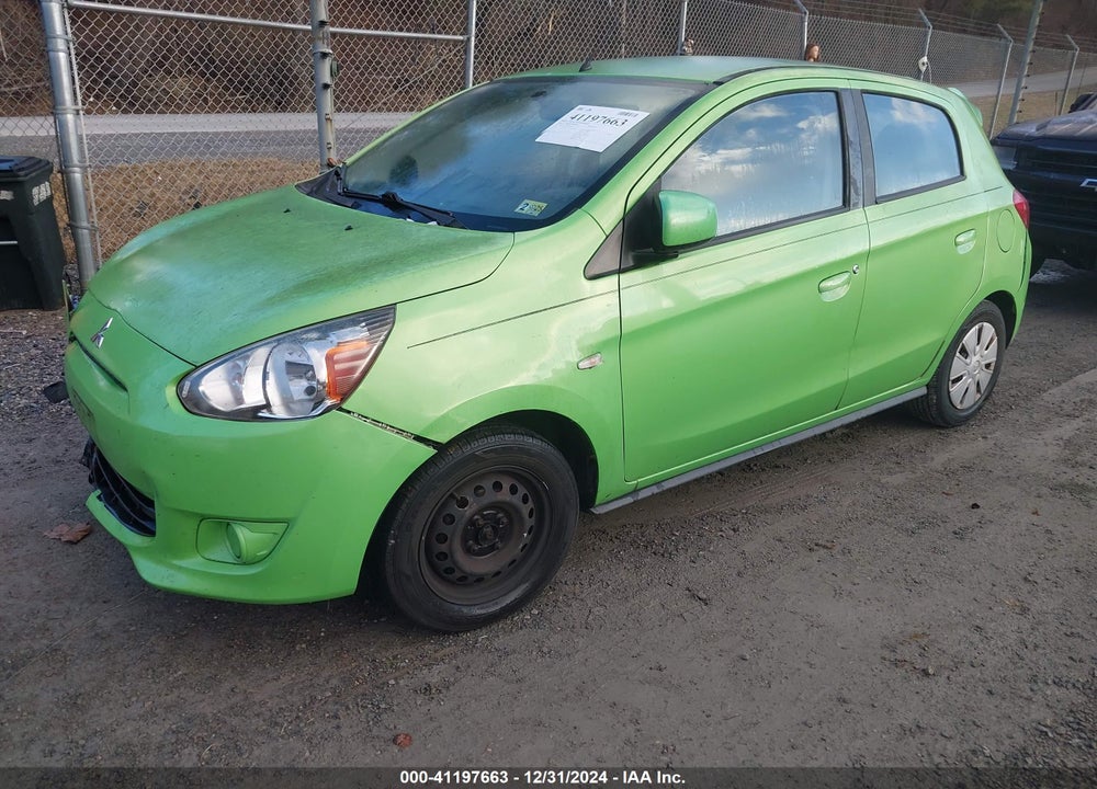 2014 MITSUBISHI MIRAGE VIN: ML32A3HJ4EH017755