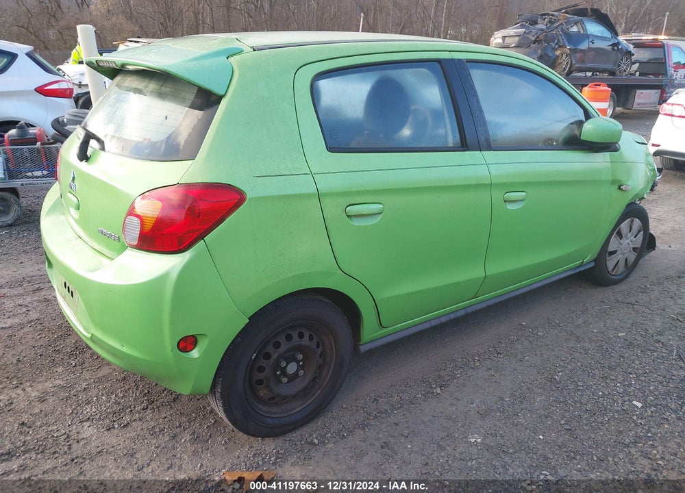 2014 MITSUBISHI MIRAGE VIN: ML32A3HJ4EH017755