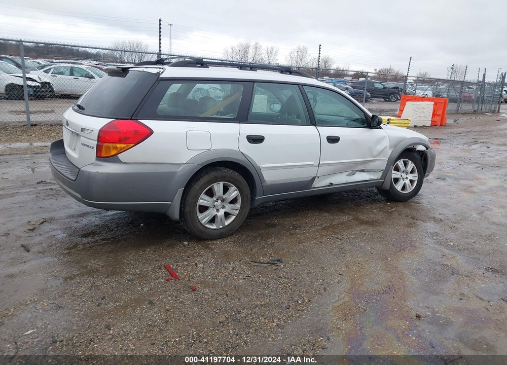 2005 SUBARU OUTBACK 2.5I VIN: 4S4BP61C257318003