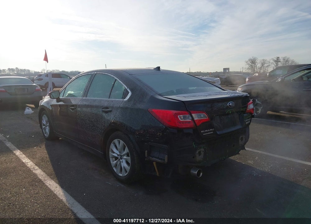 2016 SUBARU LEGACY 2.5I PREMIUM VIN: 4S3BNAD69G3006015