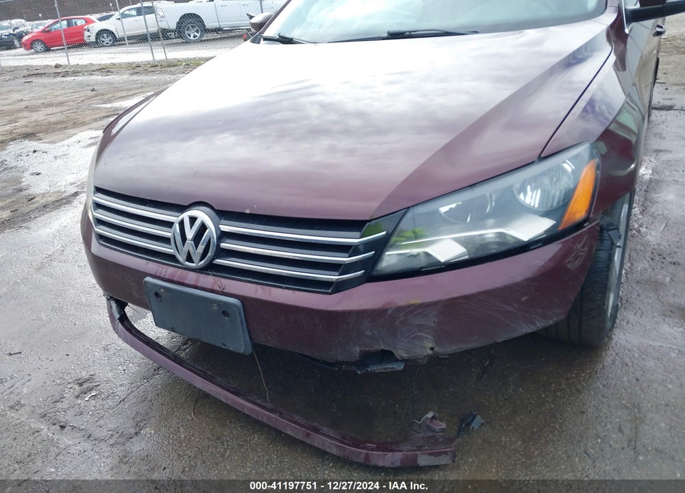 2013 VOLKSWAGEN PASSAT 2.5L SE VIN: 1VWBP7A36DC103690