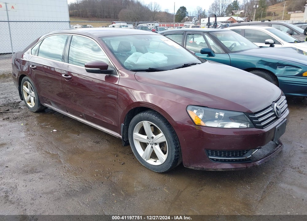 2013 VOLKSWAGEN PASSAT 2.5L SE VIN: 1VWBP7A36DC103690