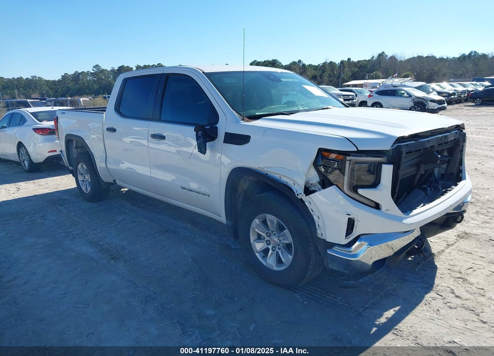 2022 GMC SIERRA 1500 4WD SHORT BOX PRO VIN: 1GTUUAED8NZ543963