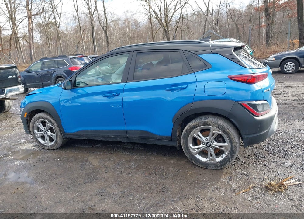 2022 HYUNDAI KONA SEL VIN: KM8K6CAB5NU889365