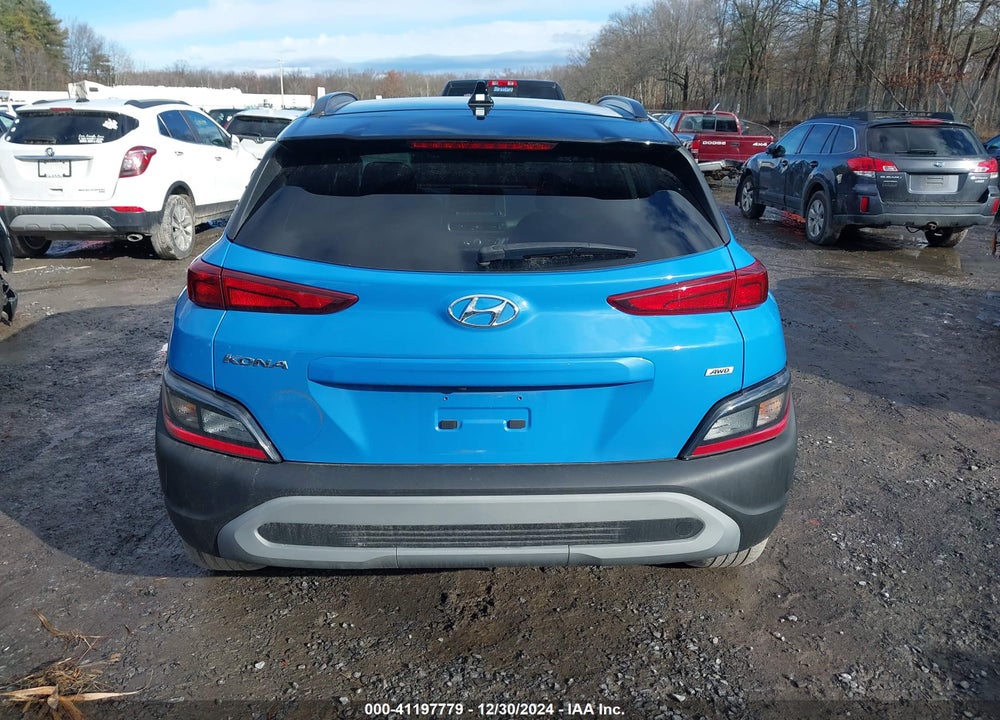 2022 HYUNDAI KONA SEL VIN: KM8K6CAB5NU889365