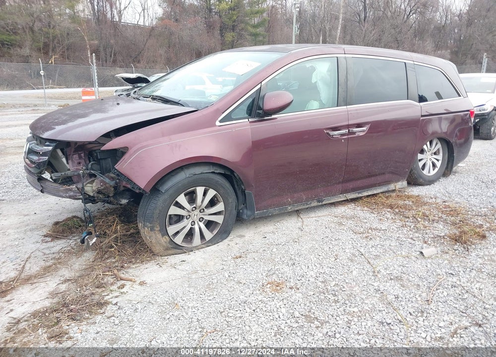 2014 HONDA ODYSSEY EX-L VIN: 5FNRL5H62EB118614