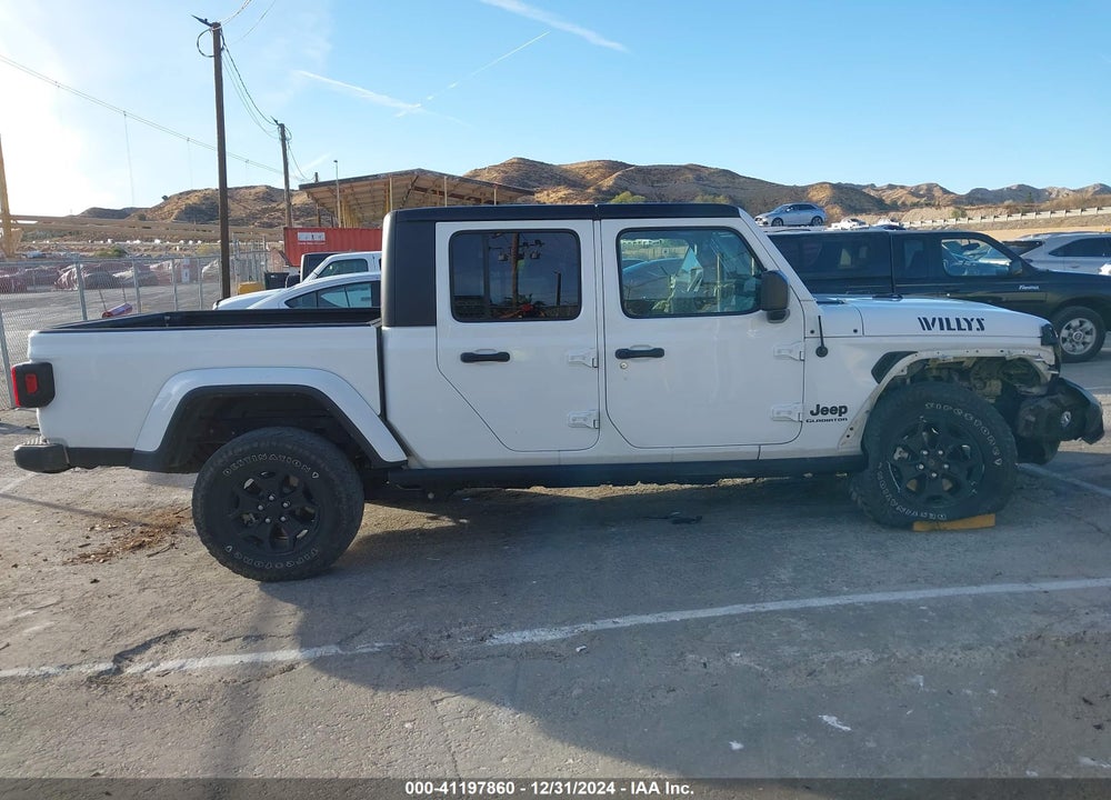 2022 JEEP GLADIATOR WILLYS 4X4 VIN: 1C6HJTAG9NL135343
