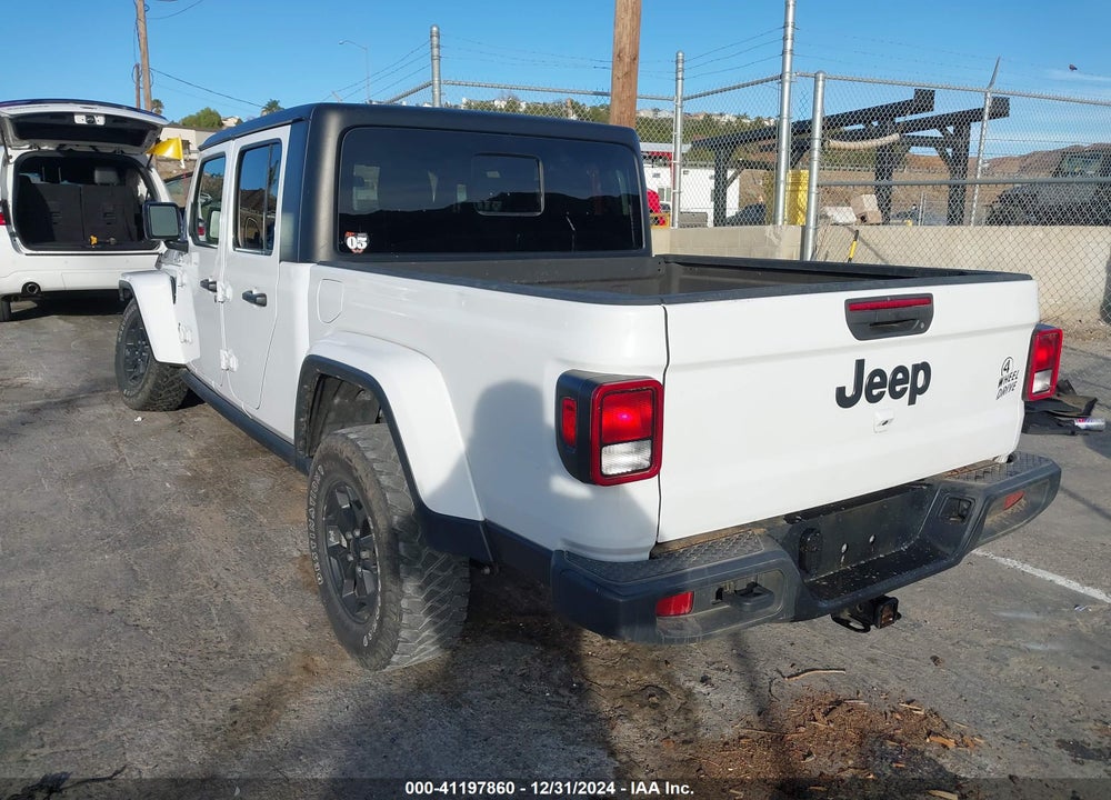 2022 JEEP GLADIATOR WILLYS 4X4 VIN: 1C6HJTAG9NL135343