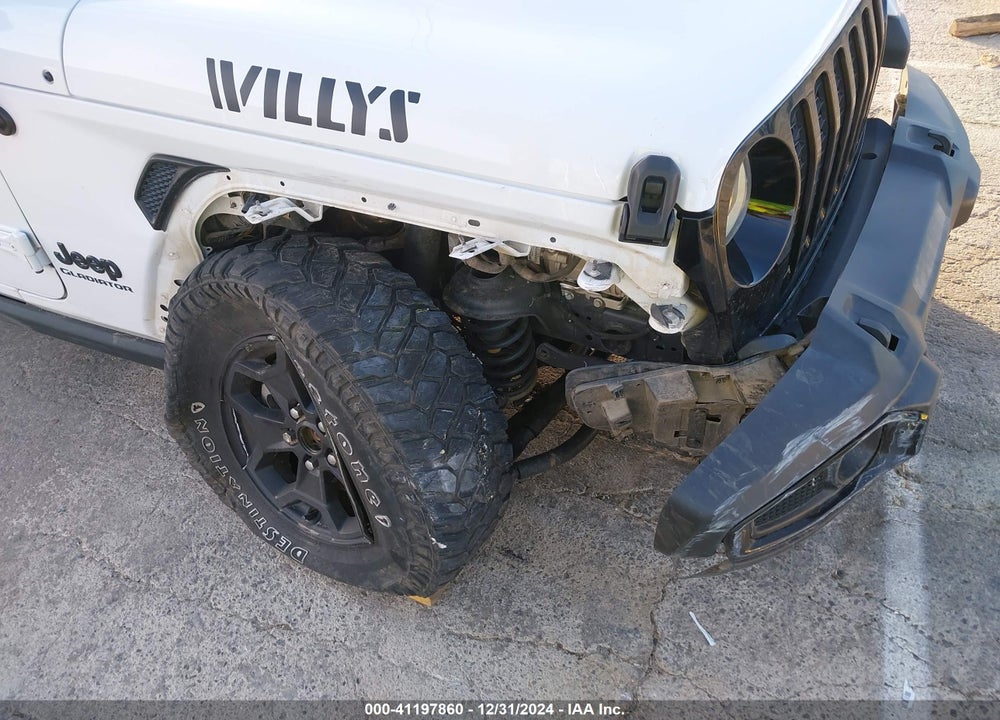 2022 JEEP GLADIATOR WILLYS 4X4 VIN: 1C6HJTAG9NL135343
