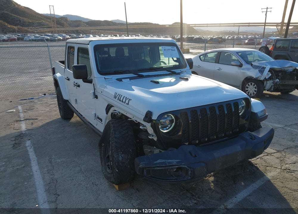 2022 JEEP GLADIATOR WILLYS 4X4 VIN: 1C6HJTAG9NL135343