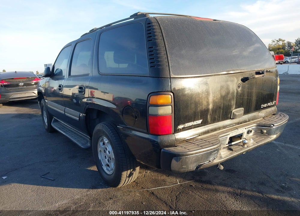 2004 CHEVROLET TAHOE LS VIN: 1GNEC13V34R256300