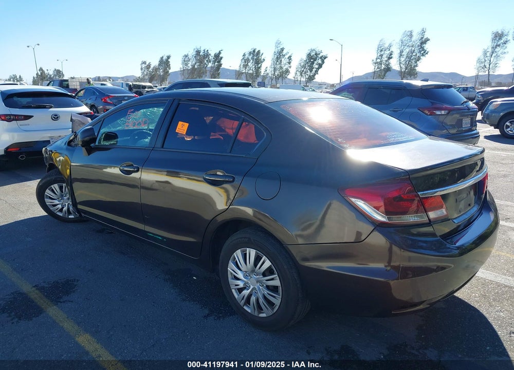 2013 HONDA CIVIC VIN: 2HGFB2F5XDH530255