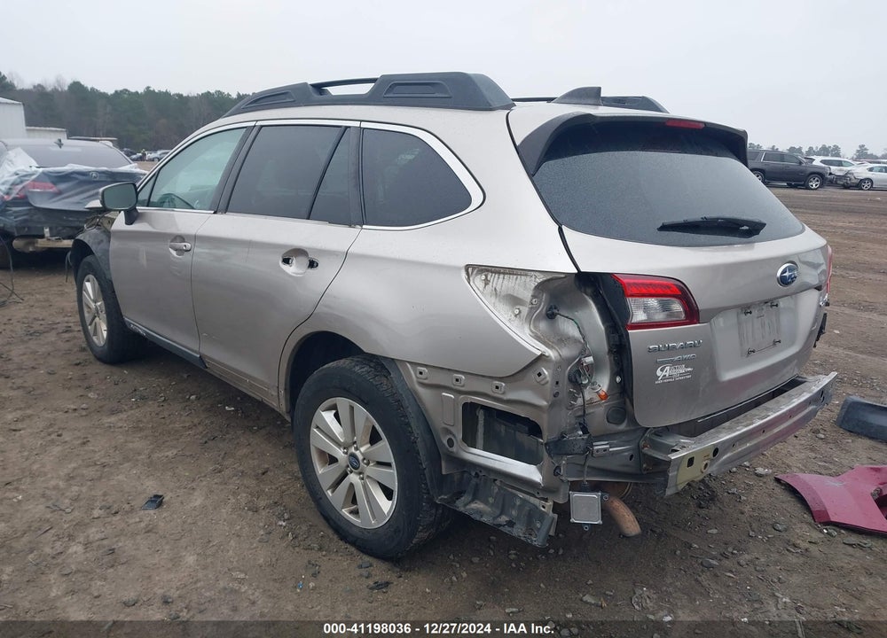 2018 SUBARU OUTBACK 2.5I PREMIUM VIN: 4S4BSAFC6J3286555