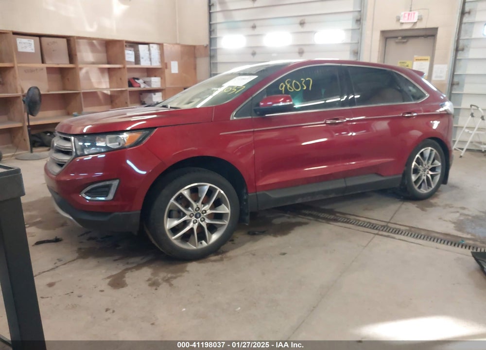 2017 FORD EDGE TITANIUM VIN: 2FMPK4K94HBC32747