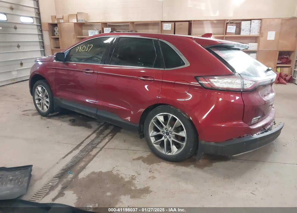 2017 FORD EDGE TITANIUM VIN: 2FMPK4K94HBC32747