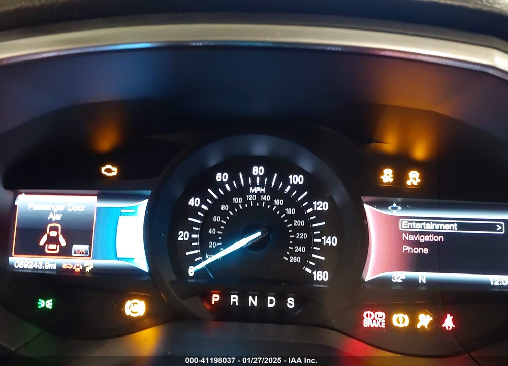 2017 FORD EDGE TITANIUM VIN: 2FMPK4K94HBC32747