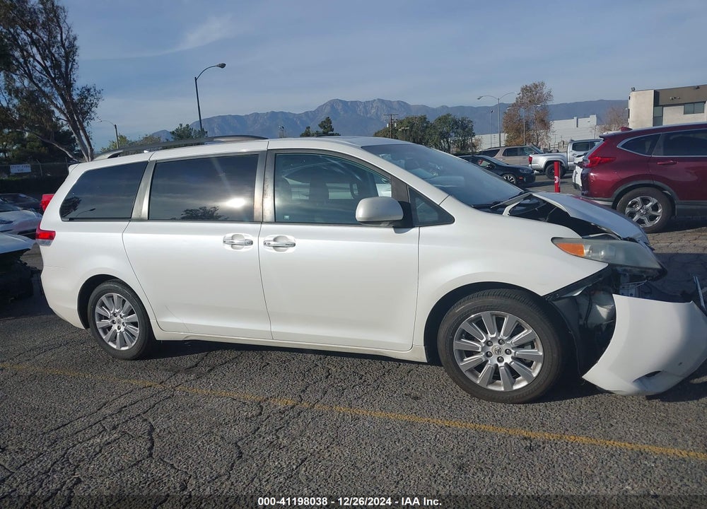 2012 TOYOTA SIENNA XLE LIMITED VIN: 5TDYK3DCXCS251208