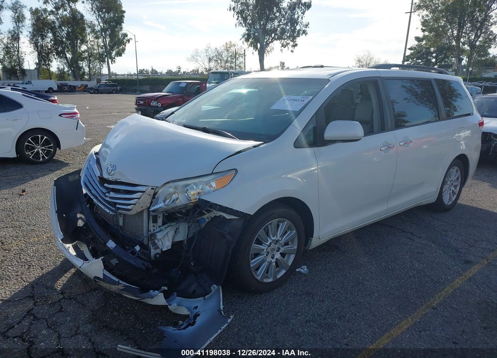 2012 TOYOTA SIENNA XLE LIMITED VIN: 5TDYK3DCXCS251208