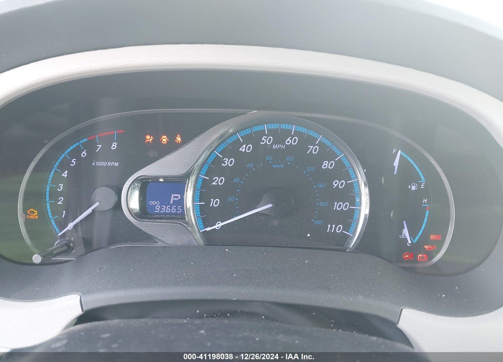 2012 TOYOTA SIENNA XLE LIMITED VIN: 5TDYK3DCXCS251208