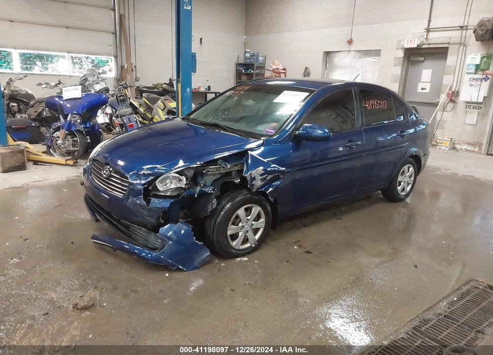 2009 HYUNDAI ACCENT GLS VIN: KMHCN46C99U286844