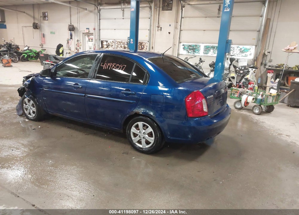 2009 HYUNDAI ACCENT GLS VIN: KMHCN46C99U286844