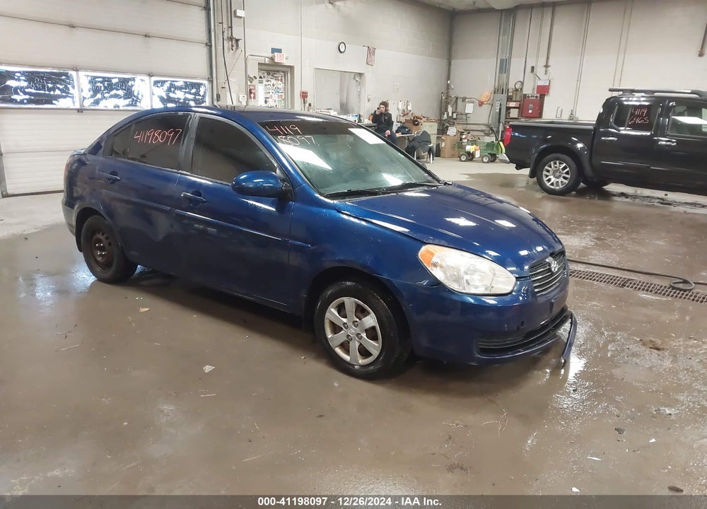 2009 HYUNDAI ACCENT GLS VIN: KMHCN46C99U286844