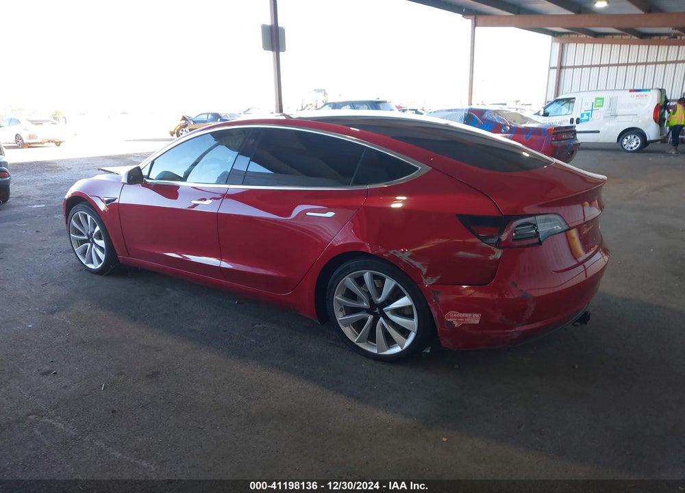 2018 TESLA MODEL 3 LONG RANGE/PERFORMANCE VIN: 5YJ3E1EB4JF088049