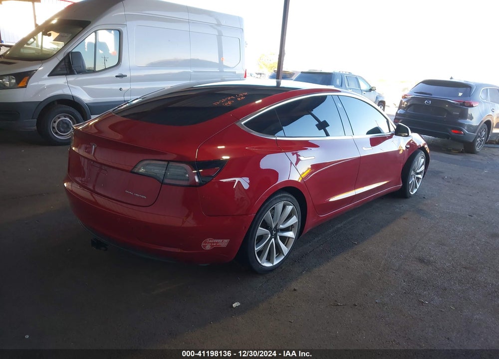 2018 TESLA MODEL 3 LONG RANGE/PERFORMANCE VIN: 5YJ3E1EB4JF088049