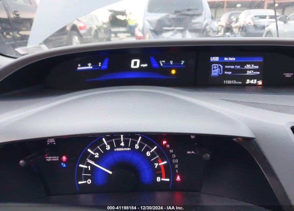 2012 HONDA CIVIC SDN LX VIN: 19XFB2F58CE091629