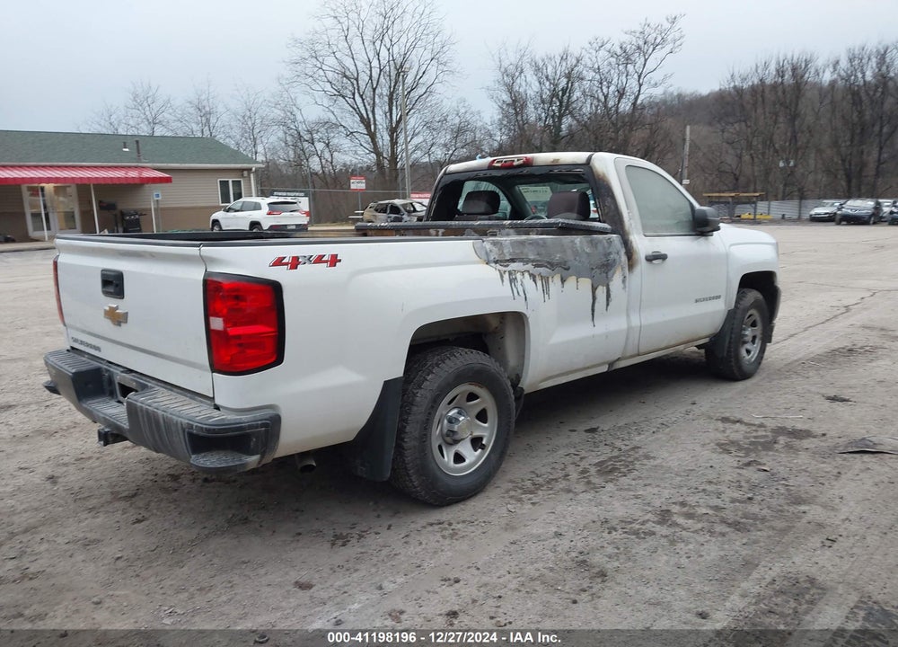 2018 CHEVROLET SILVERADO 1500 WT VIN: 1GCNKNEC1JZ297969