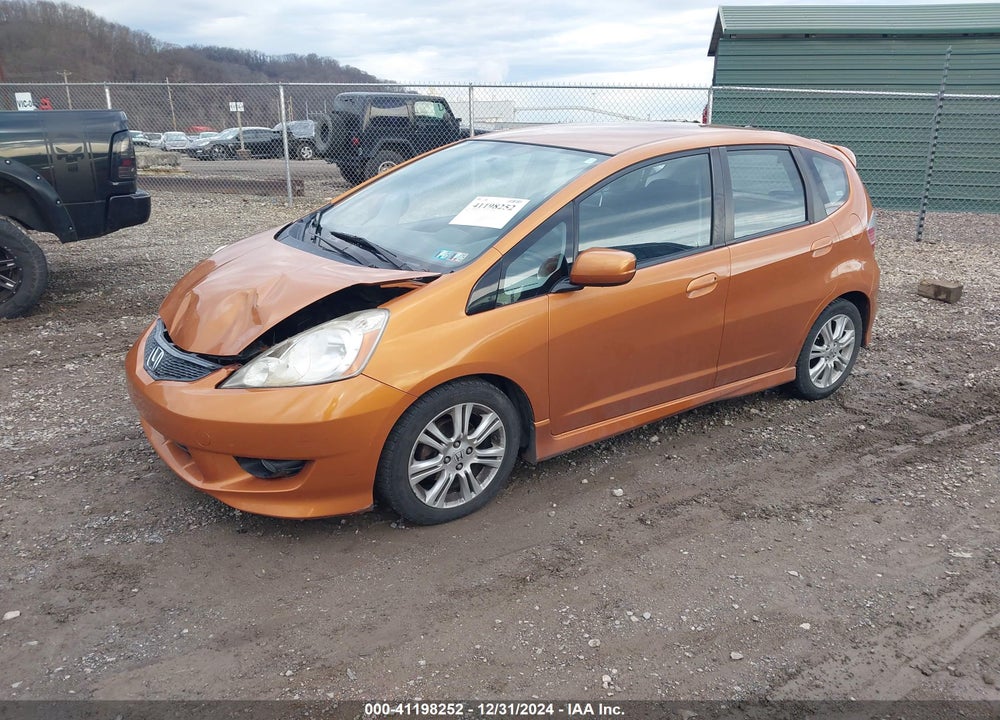 2009 HONDA FIT SPORT VIN: JHMGE88419S025298