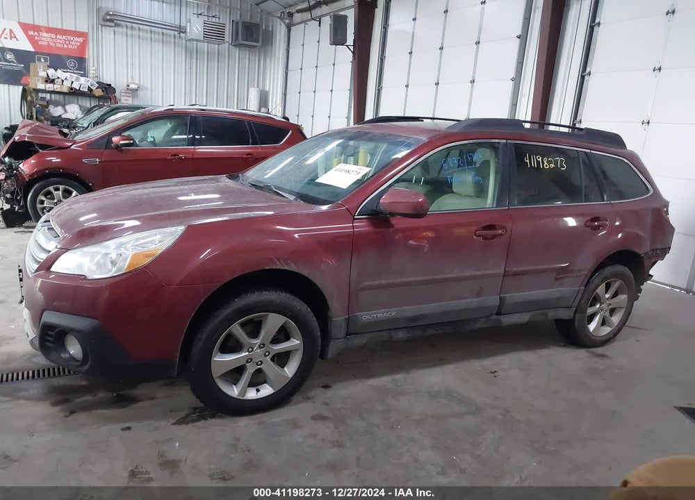 2014 SUBARU OUTBACK 2.5I LIMITED VIN: 4S4BRBLC5E3320240